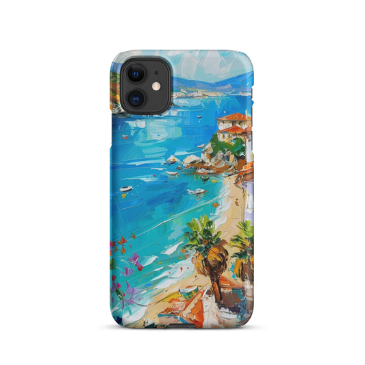 Mediterranean Beach Snap case for iPhone