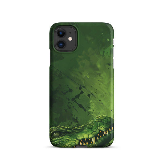 Crocodile Art Snap case for iPhone