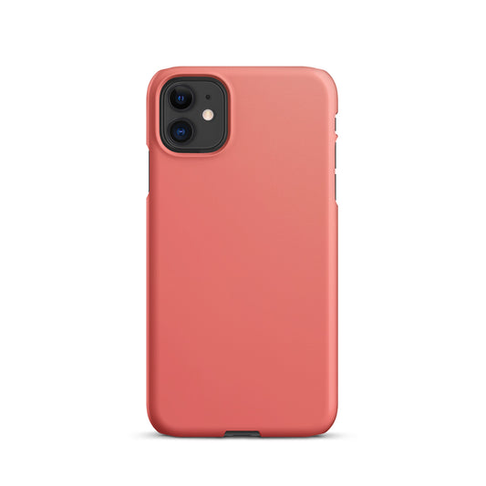 Coral Snap case for iPhone