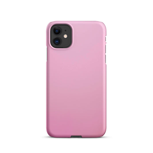 Pink Snap case for iPhone