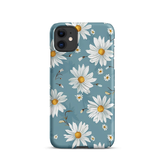 white Daisies Snap case for iPhone