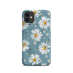 white Daisies Snap case for iPhone