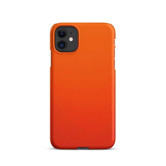 Orange Snap case for iPhone