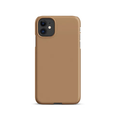 Brown Snap case for iPhone