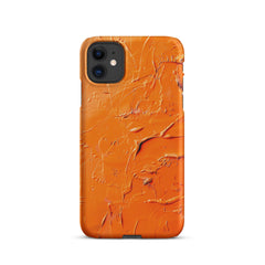 Orange Aastract Snap case for iPhone