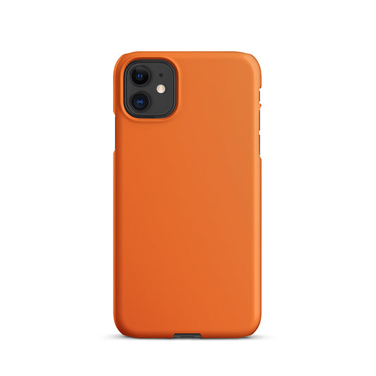 Orange Color Snap case for iPhone