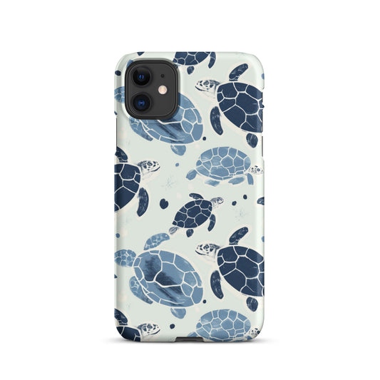 Blue Turtle Snap case for iPhone