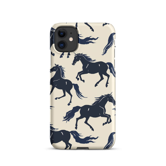 Horses Snap case for iPhone