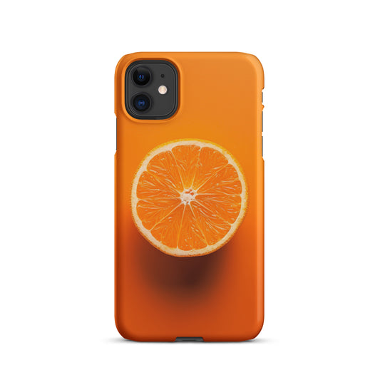 Orange  Snap case for iPhone