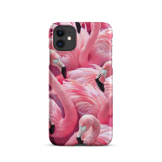 Pnk Flamingo Snap case for iPhone