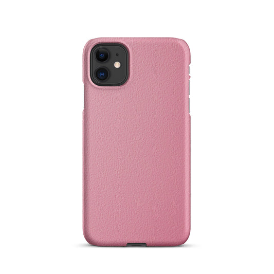 Solid Pink Snap case for iPhone