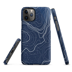 Blue Art Snap case for iPhone