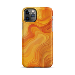 Abstract Yellow Snap Phone  case for iPhone