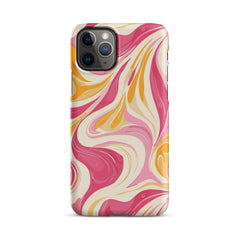 Yellow & Pink Snap Phone  case for iPhone