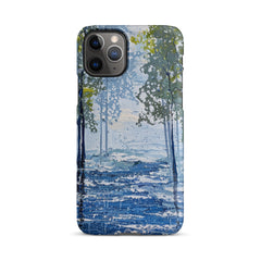 River Trees Snap case for iPhone