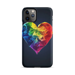 Ranbow Heart Snap case for iPhone