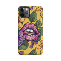 Vibrant Lips Snap case for iPhone