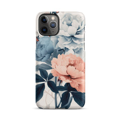 Tricolor Flowers Snap case for iPhone