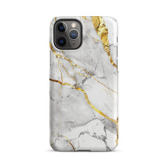 White Marble Snap case for iPhone