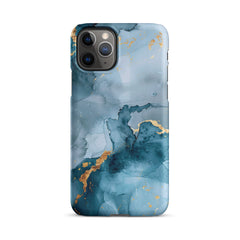 Blue Gold Snap case for iPhone