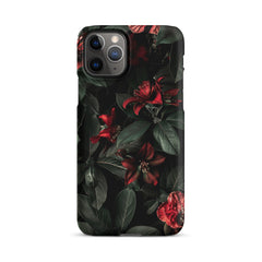 Floral Dark Snap case for iPhone