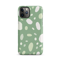 Sprinkle Green Snap case for iPhone