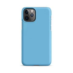 Aqua Blue Snap case for iPhone