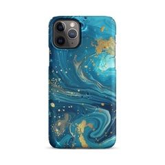 Turquoise Swirl  Snap case for iPhone