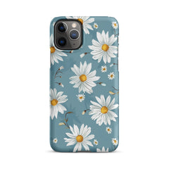 white Daisies Snap case for iPhone