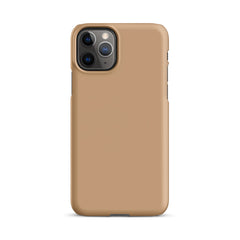 Light Brown Snap case for iPhone