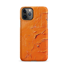 Orange Aastract Snap case for iPhone