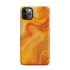 Abstract Yellow Snap Phone  case for iPhone