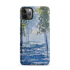 River Trees Snap case for iPhone