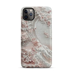 Great Wave White Snap case for iPhone