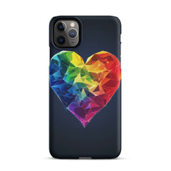 Ranbow Heart Snap case for iPhone