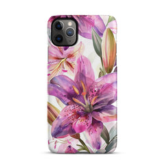 Watercolor Lily Snap case for iPhone