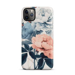 Tricolor Flowers Snap case for iPhone