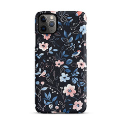 Blue Flowers Snap case for iPhone