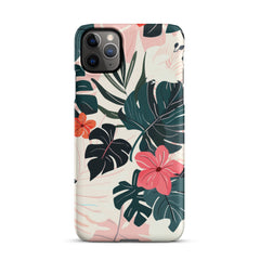 Flower leaves Snap case for iPhone