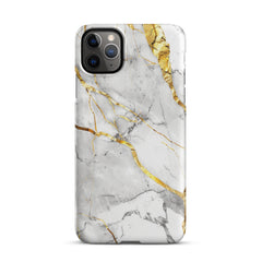 White Marble Snap case for iPhone