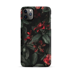 Floral Dark Snap case for iPhone