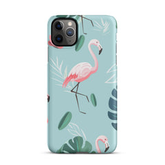 Tropical Flamingo Snap case for iPhone