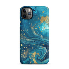 Turquoise Swirl  Snap case for iPhone