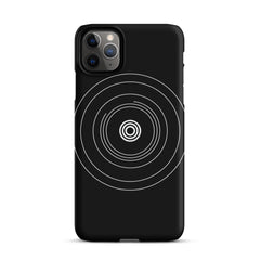 Black Circle Snap case for iPhone