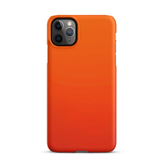 Orange Snap case for iPhone