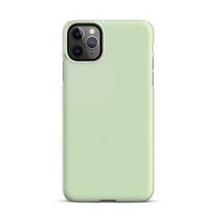 Light Green Snap case for iPhone