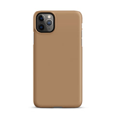 Brown Snap case for iPhone