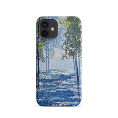 River Trees Snap case for iPhone