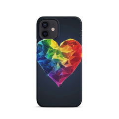 Ranbow Heart Snap case for iPhone