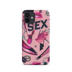 Pink Love Snap case for iPhone